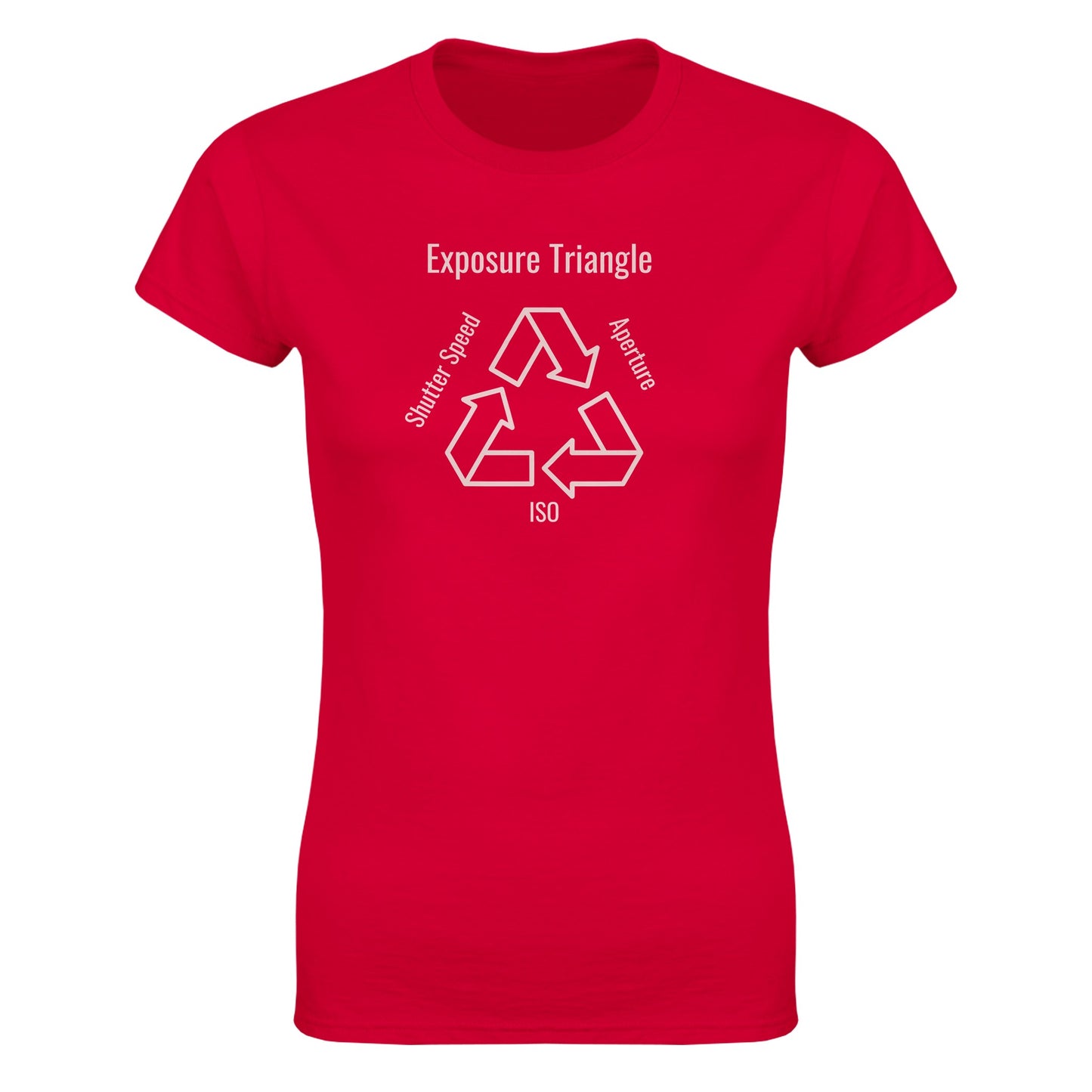 Classic Womens Exposure Triangle Crewneck T-shirt